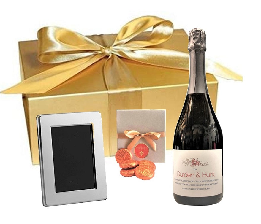 Personalised Prosecco & Photo Frame Gift Set