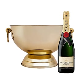 Kensington Champagne Cooler Gift Set with Moet in White Gift Box