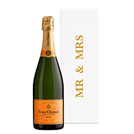 Mr & Mrs Veuve Gift - In White Gift Box