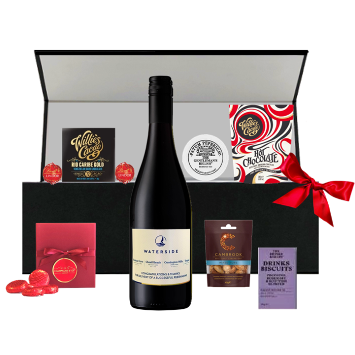 The Thank You Red Wine Hamper - Personalised Gift