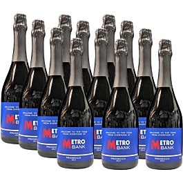 Corporate Branded Prosecco, Case of Twelve