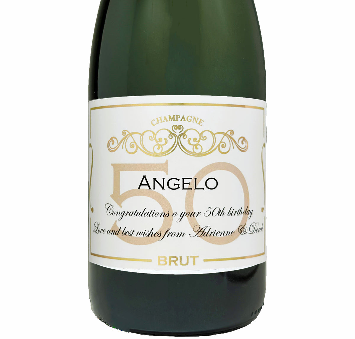 Personalised 50th Birthday Champagne – Baron Fuente Classic Cuvée Brut