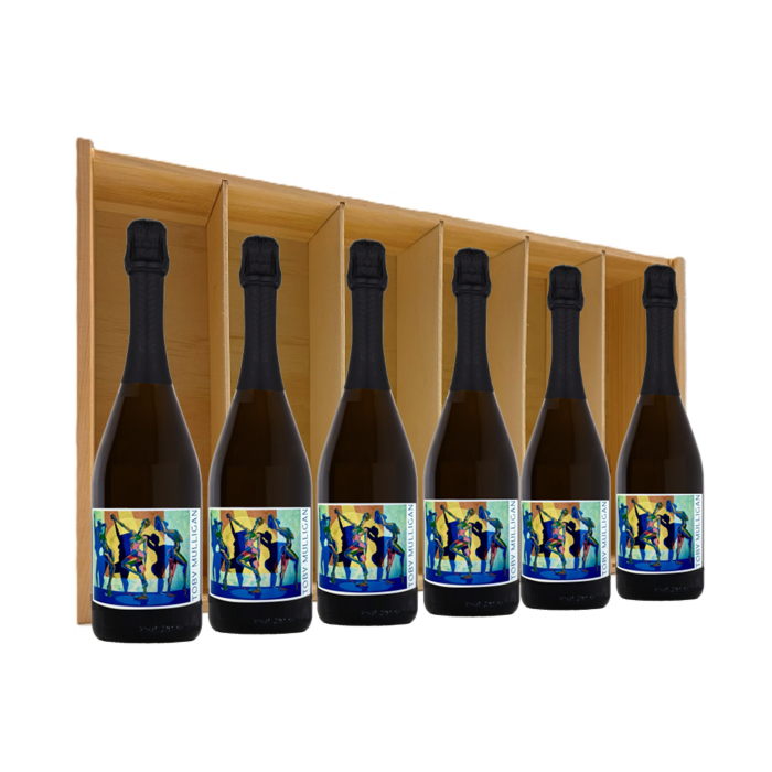 Personalised Prosecco Six-Bottle Gift Case in Wooden Presentation Box