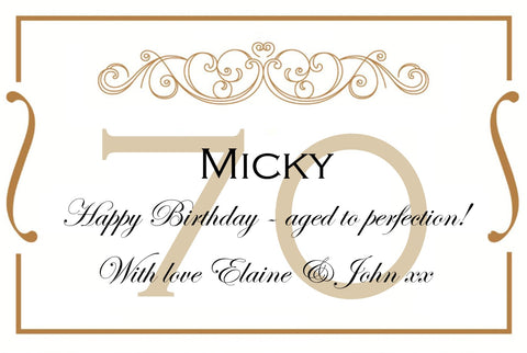 70th Birthday
