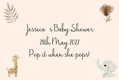 Peach Floral Baby Shower