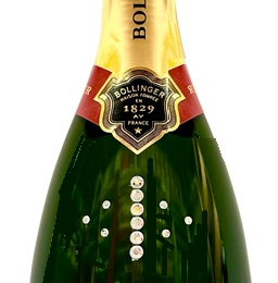 Crystal Gems on the Bottle — Hand‑Placed Sparkling Crystals
