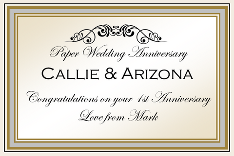 Paper Anniversary