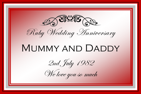 Ruby Anniversary