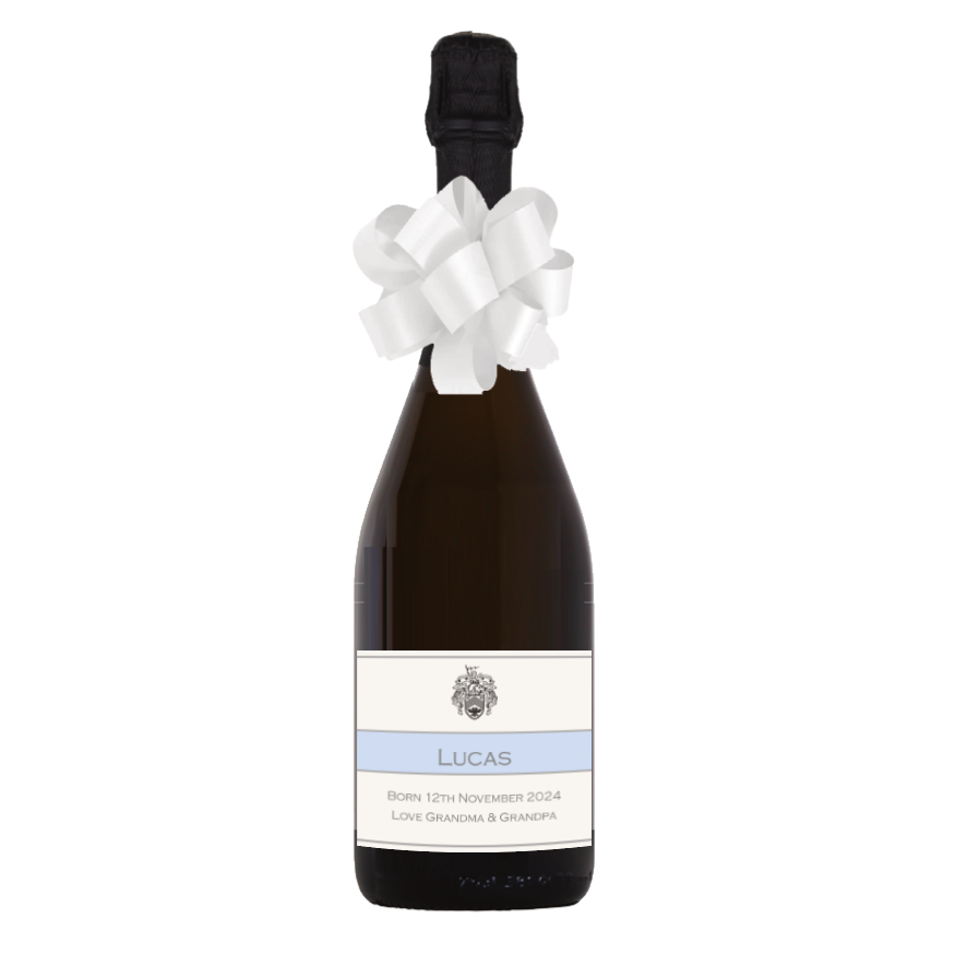 The Little Sparkle New Baby Boy Prosecco Gift