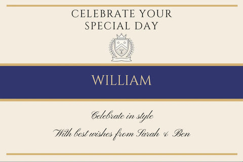 Navy Band Crest Celebrate Your Special Day
