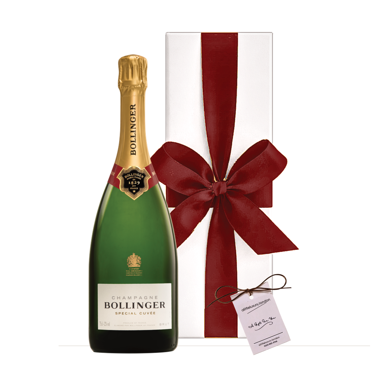 Bollinger Special Cuvée Champagne Gift - In White Gift Box