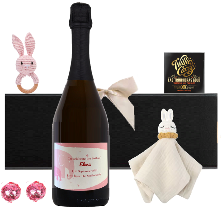 The Bunnies & Bubbles New Baby Girl Hamper