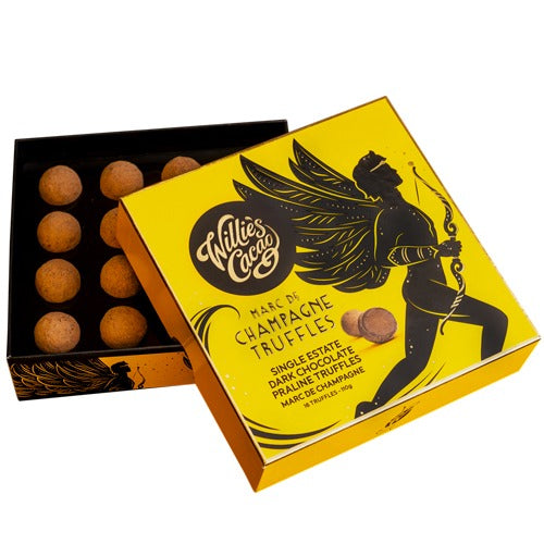16 x Willie's Cacao Marc de Champagne Truffles - Single Estate Cacao (110g) (Copy)