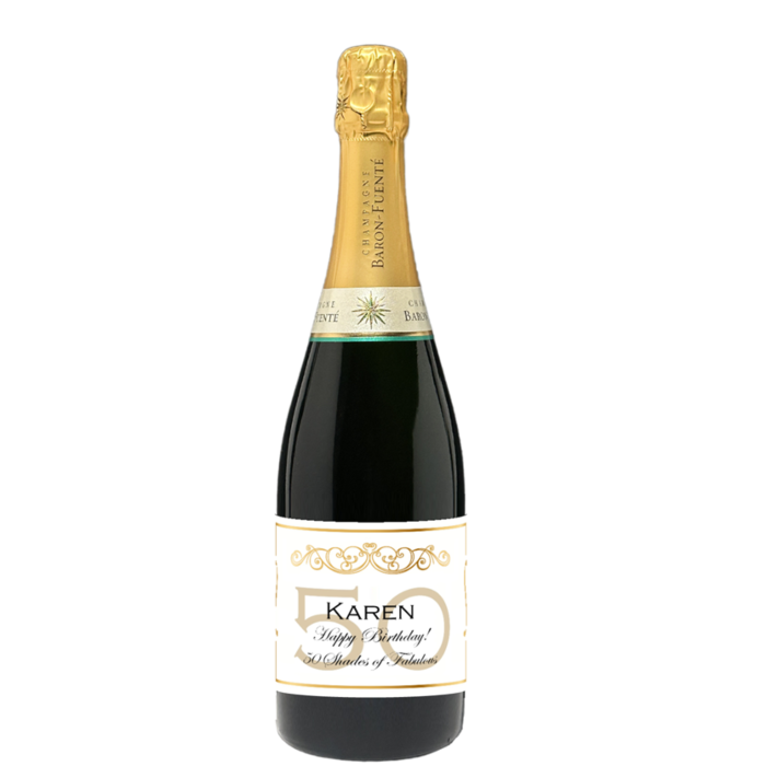Personalised Classic Cuvée Champagne bottle