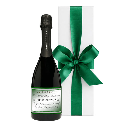 Personalised Prosecco Bottle, White Box