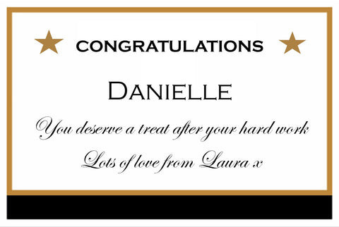 Danielle Gold Star Congratulations