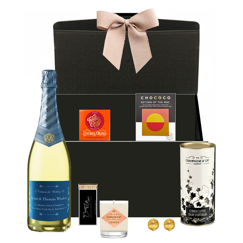 Personalised Alcohol-Free Luxury Hamper – Coffee Chocolate, Scented Candle & Treats