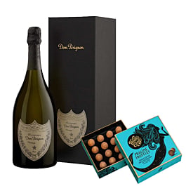 Dom Perignon Vintage 2017 with Willie's sea salt truffles (medium)