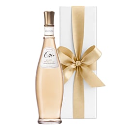 Domaine Ott Clos Mireille Rose in its amphora bottle in a white gift box