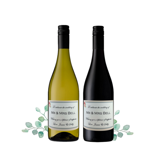 Duo Red & White Wine Gift, St. Marc - Personalised Set