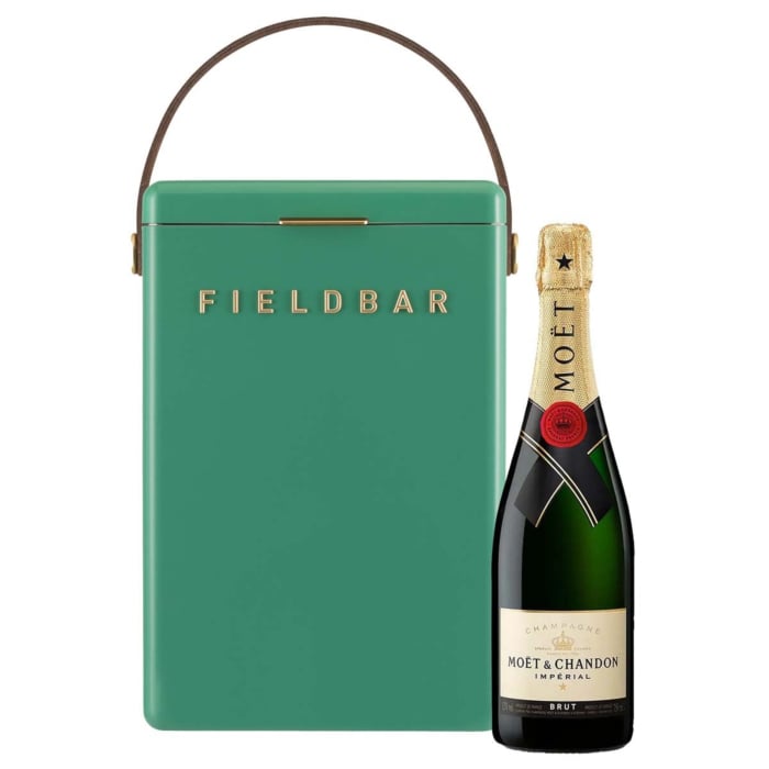 Moet and Fieldbar Cooler Gift Set Parisian Green