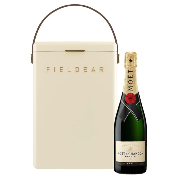 Moet and Fieldbar Cooler Gift Set Safari White