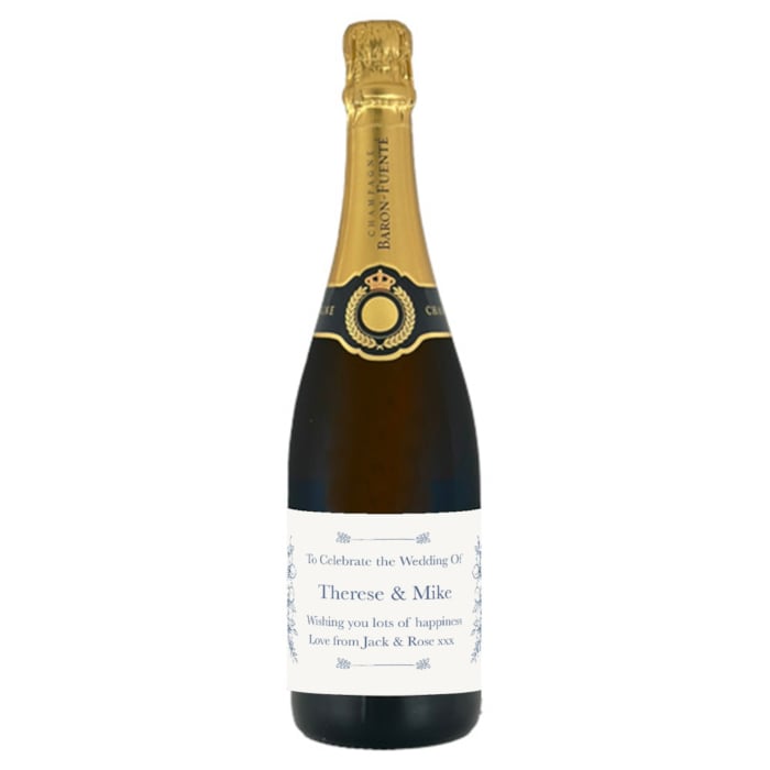 Personalised Grande Réserve Champagne bottle
