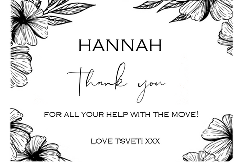 Hannah Thank You