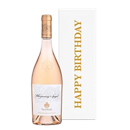 Happy Birthday Whispering Angel Provence rosé wine gift box