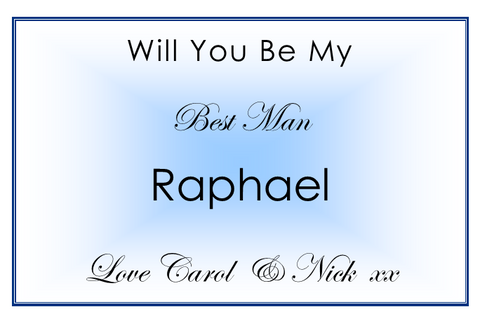 Will You Be My Best Man