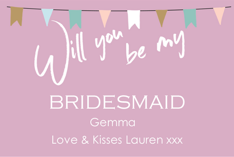 Will You Be My Bridesmaid Bunting