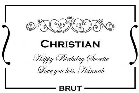 Christian BRUT Scroll Birthday