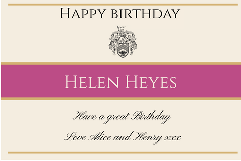 Helen Heyes Crest Birthday