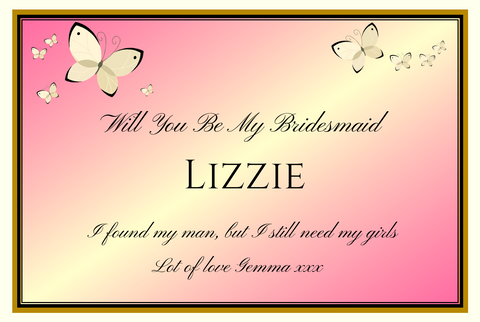 Lizzie Butterfly Bridesmaid
