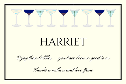 Harriet Cocktail Glasses Thank You