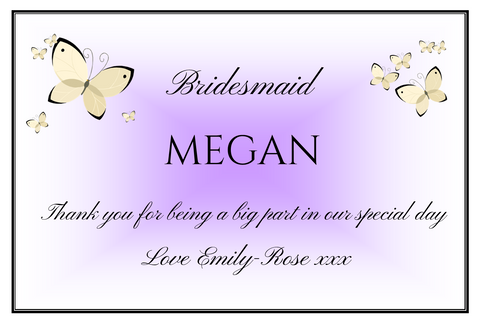 Megan Butterfly Bridesmaid