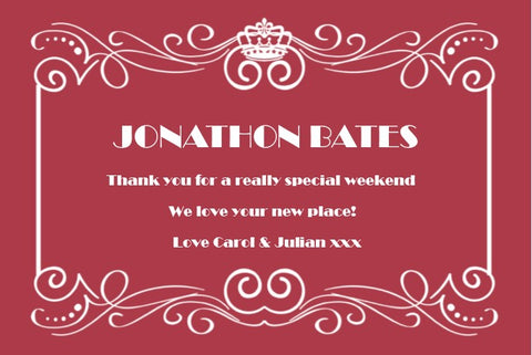Jonathon Bates Crimson Crest Thank You