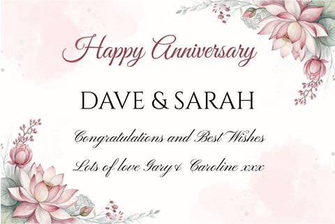 Dave & Sarah Lotus Anniversary