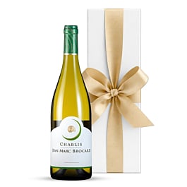 Jean-Marc Brocard Chablis white wine in a white gift box