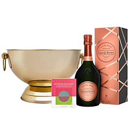 Kensington Champagne Cooler with Laurent Perrier Rose and Raspberry Chocolate