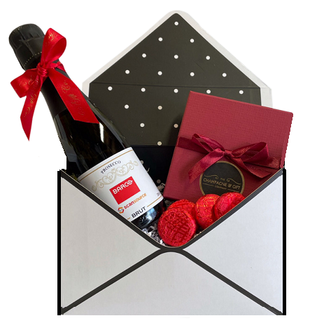 Personalised Mini Prosecco & Chocolate Envelope Gift