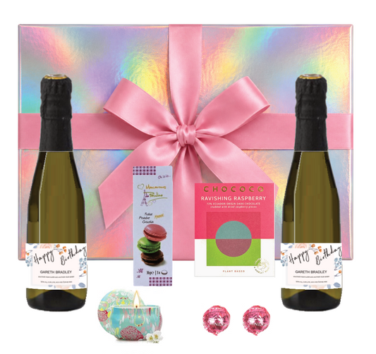 Personalised Mini Prosecco & Treats Gift Box