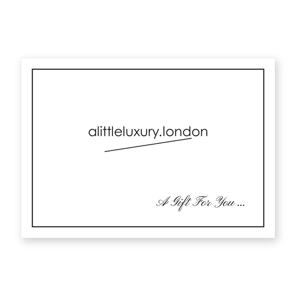 Luxury A6 Message Card