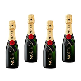 4 x Miniature Moet and Chandon Champagne