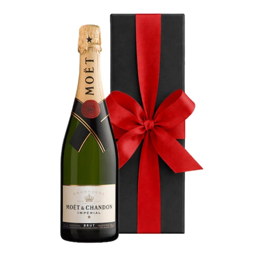 Moet Brut Imperial Champagne - In Black Gift Box