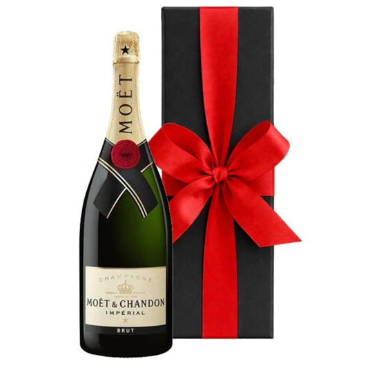 Moet Brut Imperial Champagne Magnum 150cl - In Black Gift Box