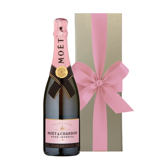 MOET ROSÉ Imperial Champagne - in Soft Gold Gift Box