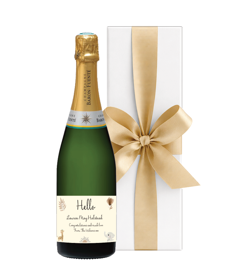 The Little Toast New Baby Champagne Gift