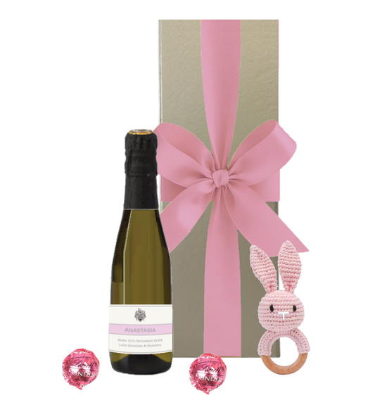 The Welcome New Baby Girl Mini Prosecco Gift
