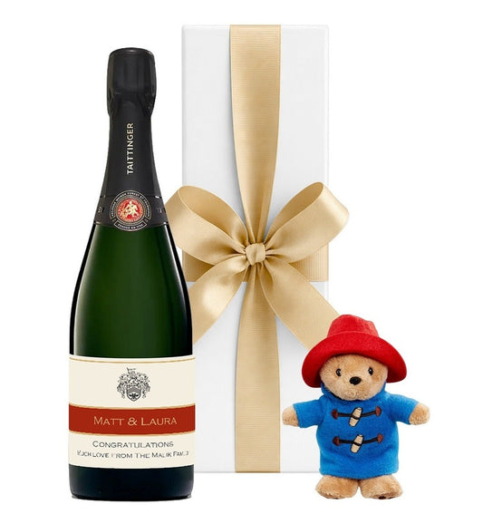 The Paddington Bear & Taittinger New Baby Gift Set